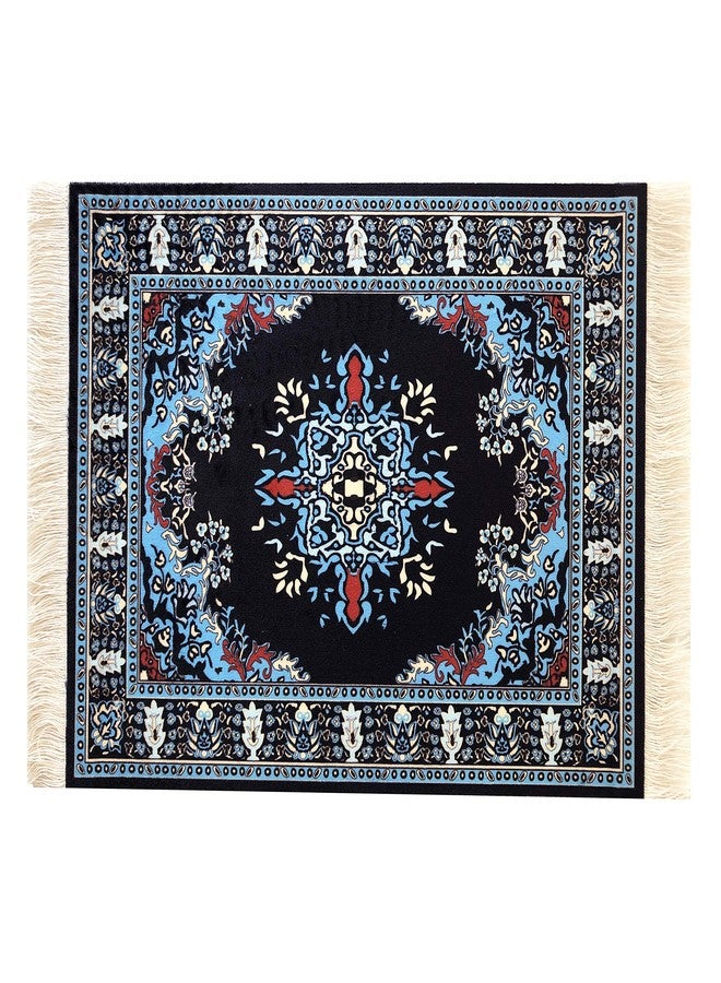 Inusitus Set of 4 Dollhouse Rugs, Miniature Doll House Accessory, 10x7 Carpets, Rectangle, Kids Toy Furniture Carpeting Decor - Image 5